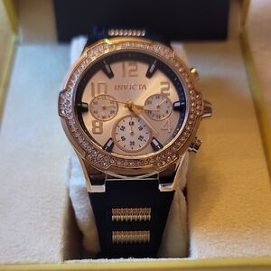 Invicta Gold and Black Women's Watch